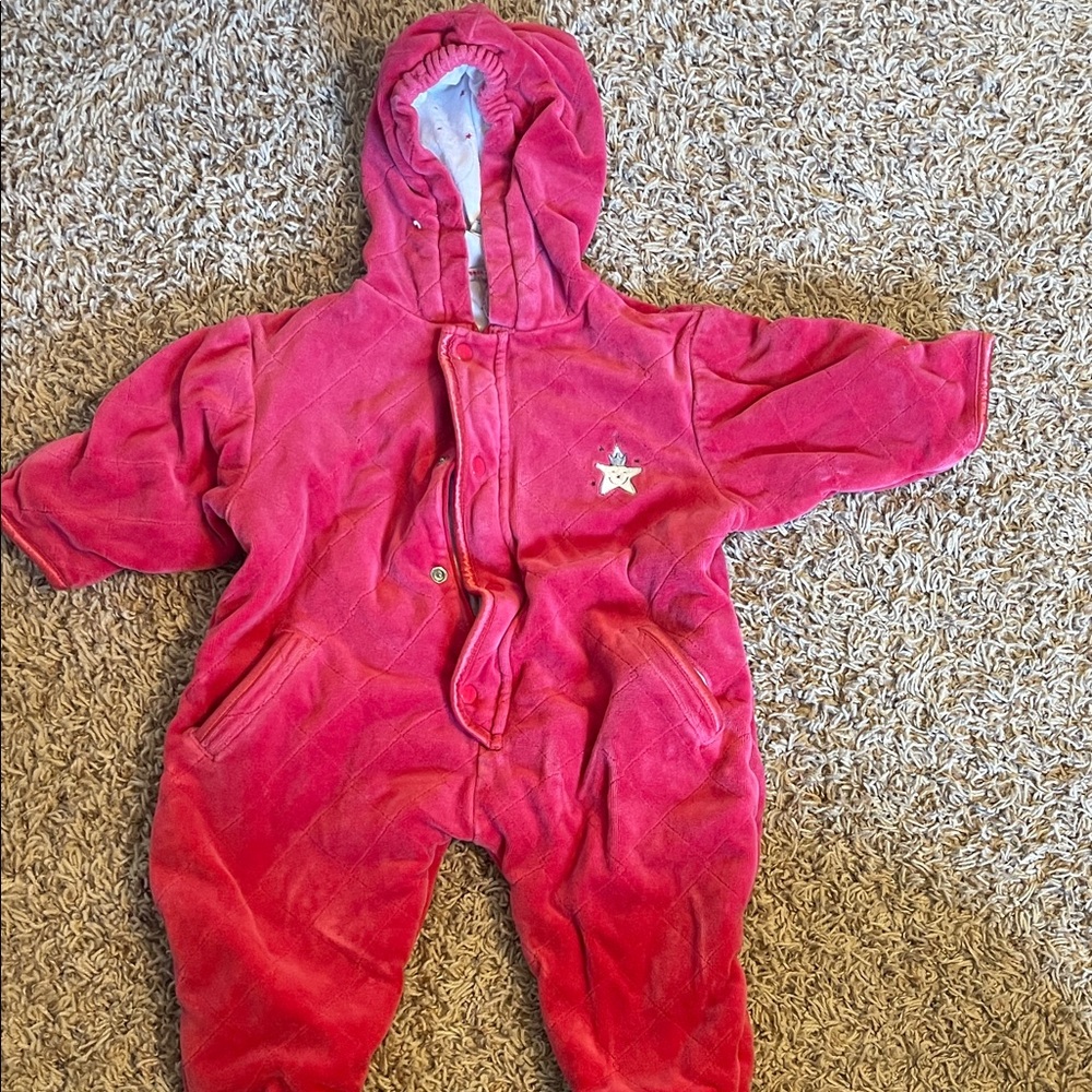Red Outdoor Baby Suit